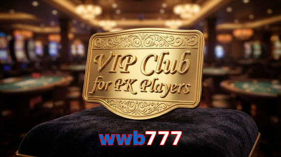 Main screen of Wwb777 vip page for PK players